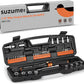 SUZUME 46PCS Bike Torque Wrench Set (20-220 in.lb/2.3-24.9 N.m) ±3% High Accuracy 72 Tooth Click Torque Wrench Set Reversible Head Dual-Scales 1/4 Torque Wrench For MTB Bicycle Maintenance