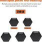Ritafer 6-10 Pair Hex Rubber Dumbbell Set 350/450 and 550 lbsï¼?-50 lbs ）Hand Free Weight for Strength Coated Encased Iron Weights with Dumbbells Storage Rack Home Gym