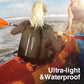 Piscifun Dry Bag Waterproof, Lightweight Dry Backpack Roll-Top Sealed with Waist Pouch and Phone Case Keeps Gear Dry Inside for Kayaking, Boating 10L 20L 30L