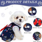 8 Pcs Summer Hawaiian Dog Dresses, Dog Bowknot Dresses Cute Hawaii Puppy Dress Soft Lightweight Clothes Princess Outfits Pet Skirts for Girl Dogs Beach Parties(Medium)