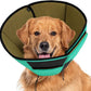 Soft Dog Cone for Large Dogs, Cone for Dogs to Stop Licking, Breathable Pet Surgery Collar Cone for Extra-Large Pets, Green XL