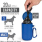 Dog Doo Tube Filled Dog Waste Bag Holders - Reusable Dog Poop Bag Tubes Designed to Keep in Odors and Germs
