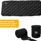 Harrison Howard Quilted Leg Wraps for Horse Set of 4- Black L