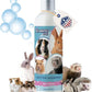 Critter Shampoo for Small Pets - 8oz Small Animal Baby Powder Scented Shampoo - Pet Shampoo for Small Critters Including Ferrets, Guinea Pigs, Rabbits, Hedgehogs, Hamsters & Sugar Gliders