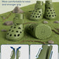 Dog Shoes for Hot Pavement, Breathable Dog Boots Paw Protectors with Adjustable Straps & Non-Slip Sole, Easy On & Off, Waterproof, Easy-Cleaning Silicone Outdoor Dog Booties for Beach and Snow