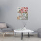 Farmhouse Rose Wall Art Christian Scripture Pictures Pink Rose Wall Decor Rustic Floral Butterfly Canvas Print Painting Artwork for Bathroom Living Room Bedroom 20"x24"