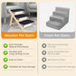 Dog Stairs/Ramp for Bed, Wooden Convertible Pet Steps, Portable Dog Ladder Up to 180 Pound for Elderly/Short-Legged Dogs, 3 Steps for Beds, Couch, Cars