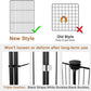 Tresbro Guinea Pig Cage with Waterproof PVC Bottom Liner & One-Hand Release Hook, Triple Fixing C&C Cage for Guinea Pigs, Bunny, Rabbit, Hedgehog, Small Animal Indoor Playpen 48''L x 24''W x 16''H