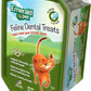 Feline Dental Treats — Tasty and Crunchy Cat Dental Treats Grain Free — Natural Dental Treats to Clean Cat Teeth, Freshen Cat Breath, and Reduce Plaque and Tartar Buildup — Catnip Treats, 11 oz