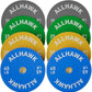 Colorful Olympic Bumper Plates, 2-inch Stainless Steel Insert, Virgin Rubber Weight Plate Set for Barbell Weight Lifting and Strength Training Home Gym