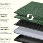 Dog Grass Pad with Tray, 30"x20" Medium Grass Pad for Dogs Potty with 2pcs Artificial Grass, Indoor Dog Litter Box for Balcony Apartment, Realistic, Washable, Less Odor