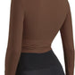 Women Tie Front Shrug Long Sleeve Bolero Cardigan Lightweight Casual Tops