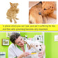 Cat & Dog Comb Set - Fine Tooth Grooming Comb for Dandruff & Hair Removal (Yellow)