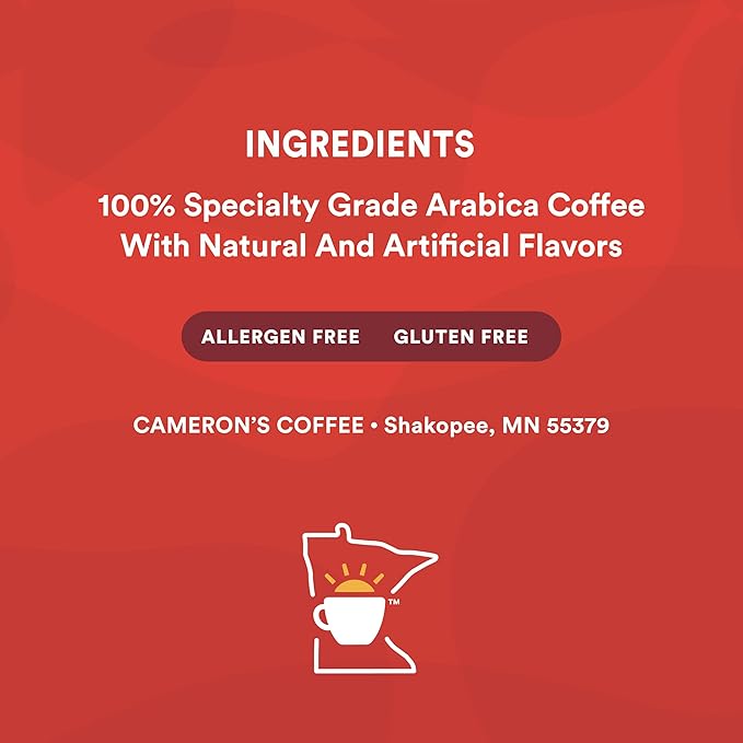 Cameron's Coffee Roasted Ground Coffee Bag, Chocolate Caramel Brownie, 32 Ounce