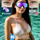 Rantizon Swim Goggles 2 Pack, Wide View Anti Fog&UV Swimming Goggles for Audlt, No Leaking Swim Glasses for Men Women Kids