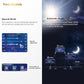 GLOWRIUM Saltwater Aquarium Light, Smart Reef Coral Fish Tank Light with Bluetooth + WiFi Dual Control App, DIY Spectrum, Brightness Adjustable, Anti-Drop, Real Time Water Temperature Sensor(24-30 in)