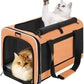 Large Cat Carry Bag, Soft Shell Shih-Tzu Pet Transport Crate, 18x12x12 Top Opening Maltese-Dog Traveling Mesh Kennel 10 Pound, Big Bunny Rabbit Carrying Case Animal Carrier Kitty Product Orange