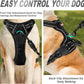 BARKBAY No Pull Dog Harness Front Clip Heavy Duty Reflective Easy Control Handle for Large Dog Walking(Black,M)