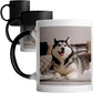 Custom Magic Mug Personalized Photo Coffee Mugs 11 Oz Customize Color Changing Cup with Photo Text Image Logo Ceramic Cups Gifts for Men Women Dad Mom Family Best Friend