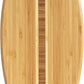Totally Bamboo Lil' Surfer Surfboard Shaped Bamboo Serving and Cutting Board, 14-1/2" x 6