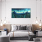 Quorin Abstract Mountain Large Wall Art Forest Moon Starry Night Sky Pictures Nature Landscape Wall Decor Canvas Print Painting Artwork for Bathroom Living Room Bedroom 30"x60"