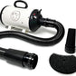 Flying Pig High Velocity Dog Pet Grooming Dryer w/Heater (Flying One, White w/Burgundy Logo)
