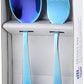 Ahimsa Stainless Steel Kids Utensils - Kids Fork and Spoon Set, Pediatrician Designed Toddler Utensils, 100% BPA Free & Dishwasher Safe (Iridescent Blue)