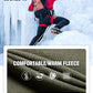 FREE SOLDIER Men's Outdoor Softshell Fleece Lined Cargo Pants Snow Ski Hiking Pants with Belt