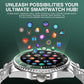 AI Smart Watch, DA GPT AI Waterproof Smartwatch, 1.19-inch AMOLED Display, 24/7 Heart Rate, Blood Oxygen, Blood Pressure, Sleep Monitor, 107 Sports Modes, Compatible Android and iOS Silver Green