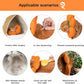 Cute Waterproof Cat Recovery Collar - Anti-Bite Lick Wound Healing Safety Elizabethan Collar - Orange Pumpkin Cat Halloween Costume