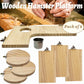 8 Pcs Wooden Hamster Cage Platform Set Wood Juvenile Chinchilla Shelves, Squirrel L-Shape Corner Ledge with Hole Cooling Standing Board Rat Cage Accessories for Gerbil Small Animal Climbing
