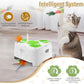 3-in-1 Interactive Cat Toys for Indoor Cats,Automatic Kitten Toy,Flying Bird,6 Holes Mole,Rotating Feather, Rechargeable USB Interactive Cat Feather Toys for Bored Indoor Cats