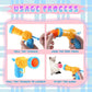 21Pcs Cat Ball Toy Launcher - Includes 20 Colorful Plush Cat Balls and Exciting Launcher Set，Funny Interactive Cat Toys for Bored Indoor Adult Cats, Cute Kitten Kitty Toys