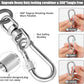 Jenico Dog Tie Out Cable - 10/15/20/30/40/50/70/100/150FT Runner Cable with Swivel Hook and Shock Spring, Outdoor and Camping Dog Leash Run Tether for Small to Medium Pets Up to 500 LBS