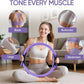 Home Pilates Kit for Women Pilates Equipment Ring and Ball Set Magic Circle Hoop with 5 Resistance Bands Compact Toning Fitness Essentials Starter Set Accessories