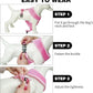 BINGPET No Pull Dog Harness Medium Sized,Breathable Mesh Puppy Cat Harnesses,Pink, M