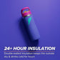 Gatorade 'Overtime' 22oz Stainless Steel Water Bottle, Straw Cap, Purple/Pink