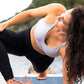 Instructional Travel Yoga Mat with 75 Poses & Exercises - Non-slip Exercise Mat for Home Workout, Includes Carrying Bag - Perfect for Beginners, 68"x24"x0.25"