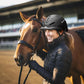 OutdoorMaster Equestrian Helmet, Horse Riding Helmet with Sun Visor and Excellent Ventilation, Adjustable Safe Helmet for Men, Women & Youth