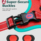 MIDOG No-Pull Dog Harness | Adjustable & Reflective Pet Harness Leash Set for Small Medium Large Dogs Walking, Training| No Choke, Front Clip, Soft Padded Vest with Easy Control Handle - Red, XS