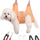Guzekier Dog Grooming Hammock Harness for Dogs, Dog Nail Clipper