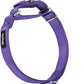 Hyhug Pets Premium Upgraded Heavy Duty Nylon Anti-Escape Martingale Collar for Pup Dogs Comfy and Safe - Professional Training, Daily Use Walking. (Small, Ultra Violet)