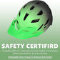 Kids Bike Helmet,Bavilk Kids Boys Girls Bike Helmets with LED Light Detachable Visor Children Youth Teen Multi-Sport for Skating Cycling Scooter Skateboard Adjustable & Lightweight 19.7"-22.4"