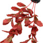 2-Pack 12 Inch Aquarium Silk Aquarium Plants, Artificial Plastic Plant for Small Tank, Goldfish, Fish Hides (Red, 12 Inch)