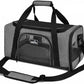 TSA Approved Pet Carrier for Small Cats Dogs, Travel Bag with Adequate Ventilation, 5 Mesh Windows, 3 Entrance, Locking Safety Zippers, Padded Shoulder and Carrying Strap, Small