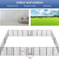 BestPet Dog Playpen Indoor 40 inch 32 Panels Metal Dog Pen Pet Dog Fence Outdoor Exercise Pen with Doors,Pet Puppy Playpen for RV Camping Yard, Black