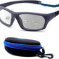 BLUE CUT Sports Protection Goggles, Photochromic Lenses Safety Glasses for Basketball, Pickleball and Outdoor Sports