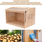 Wooden Hamster Cage,24" Lx16 Wx16 H,Animal Cabinet for Dwarf Syrian Hamsters Degus, Hamster Habitat with Openable Top and Large Acrylic Sheets.