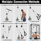SERTT Weight Cable Pulley System Gym, Upgraded Cable Pulley Attachments for LAT Pull Down, Biceps Curl, Tricep, Arm Workouts - Home Gym Add On Equipment
