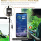 GLOWRIUM Smart Aquarium Light, Bluetooth + WiFi Dual Control Freshwater Fish Tank Light with App, Multi-preset Spectrum, Brightness Adjustable, Anti-Drop, Real Time Water Temperature Sensor (48-60 in)